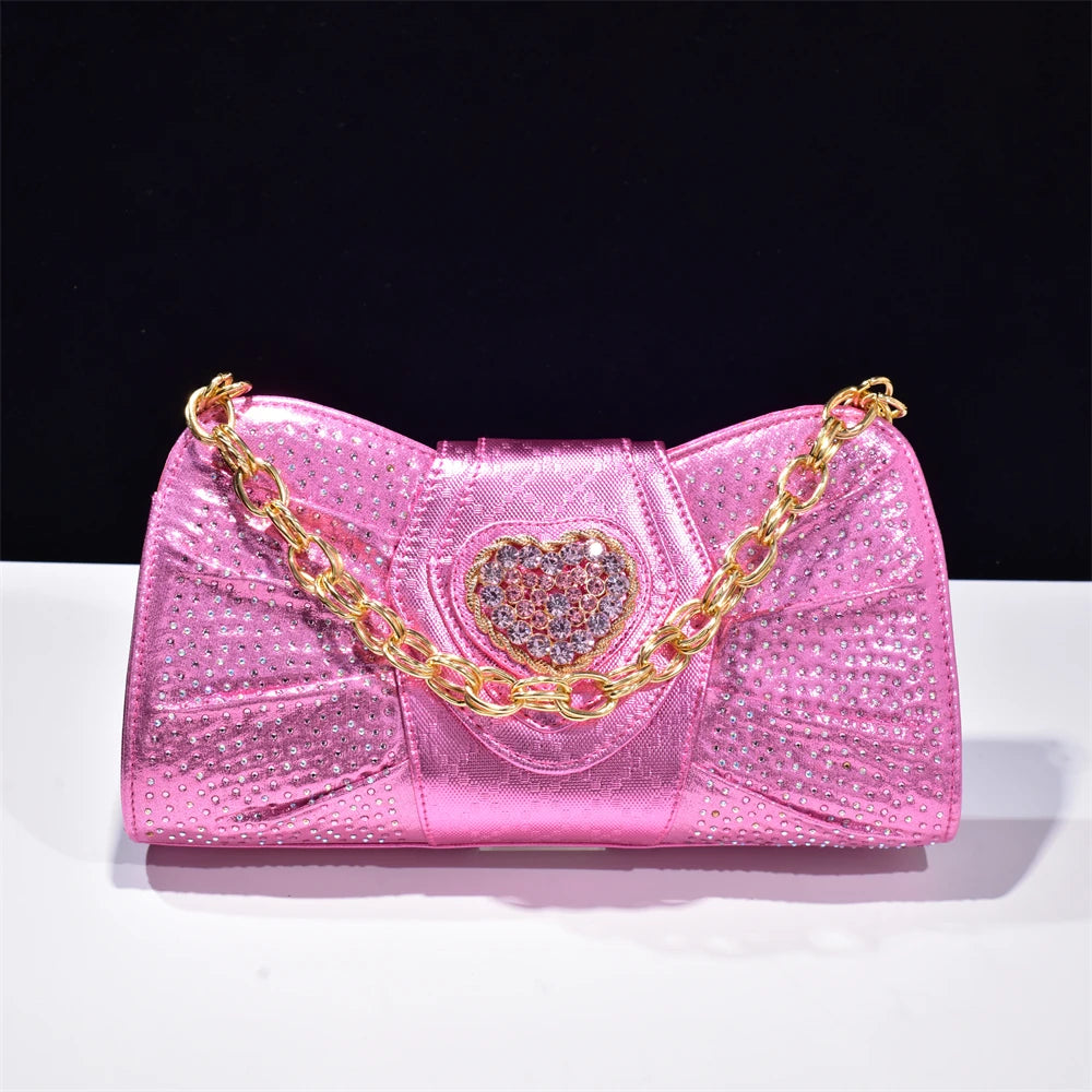 Rhinestone Evening Clutch Bag