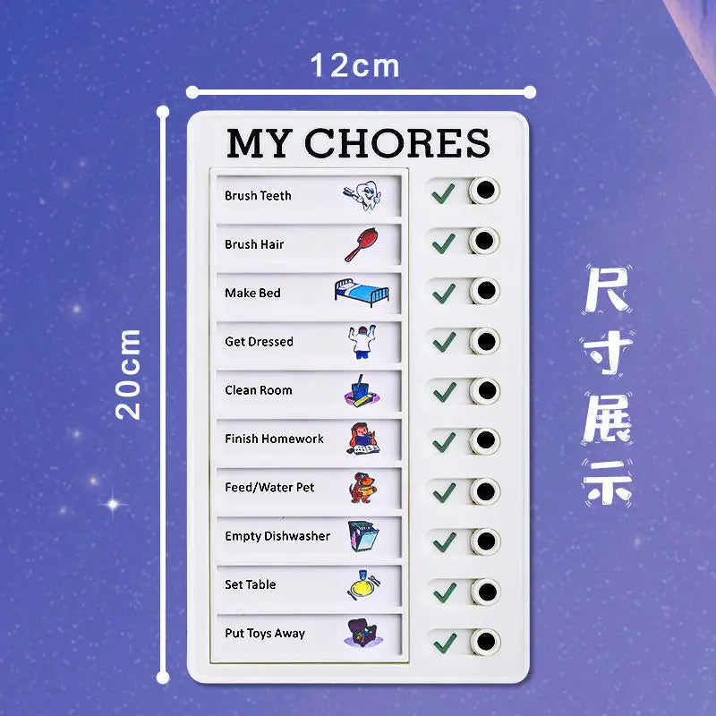 Kids Daily Routine Chore Chart