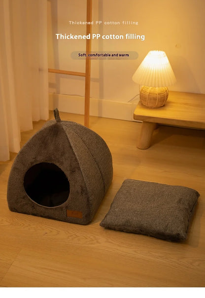 Triangle Cat Cave Bed