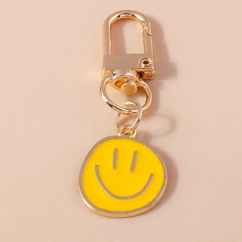 Cute Smile Face Keychain Emoticon Key Rings