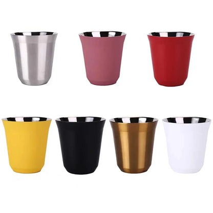 Insulated 80ml & 160ml Stainless Steel Coffee Cup