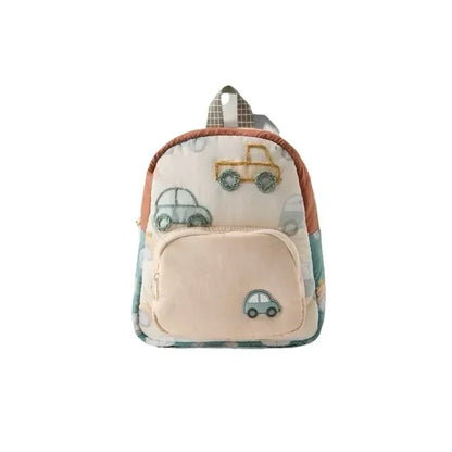 Kids Cartoon Car Backpack for Kindergarten