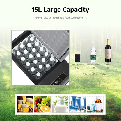Portable Car Fridge & Compressor Freezer