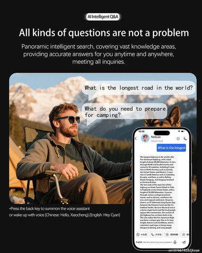 AI Camera Smart Glasses