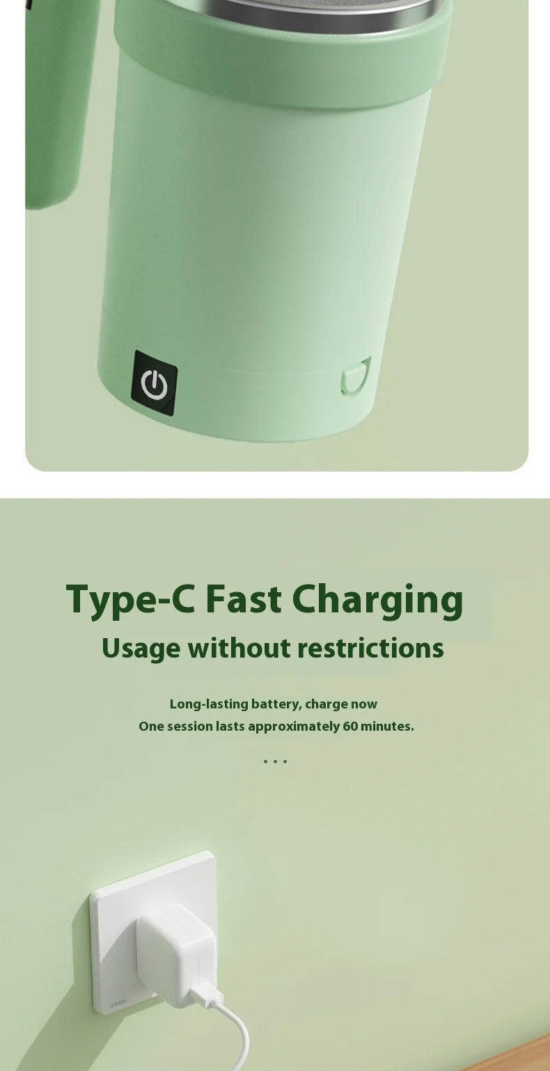 Smart Self-Stirring Temperature Mug
