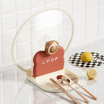 Bear Kitchen Pot Lid & Utensil Holder