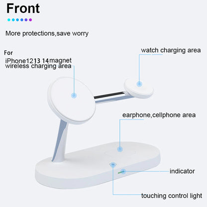3-in-1 Magnetic Wireless Charging Station