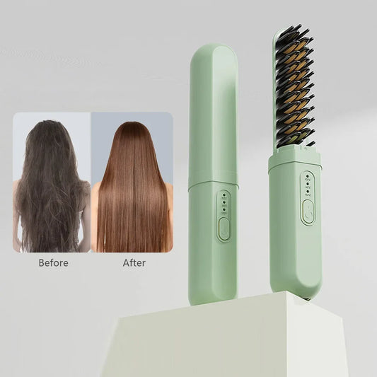 Mini Negative Ion Hair Straightening Comb