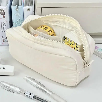 Minimalist Student Pencil Bag for School & Office Supplies
