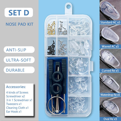 COLOUR_MAX  Silicone Nose Pads For Eyeglasses