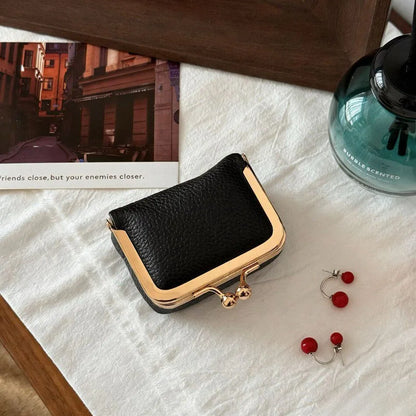 Mini Kiss Lock Jewelry Pouch