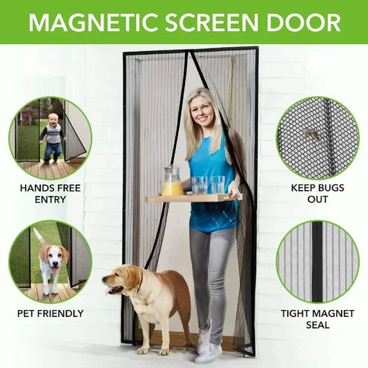Self Closing Magnetic Mosquito Curtain Net