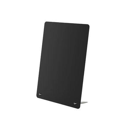 Black Magnetic Bulletin Board with Stand