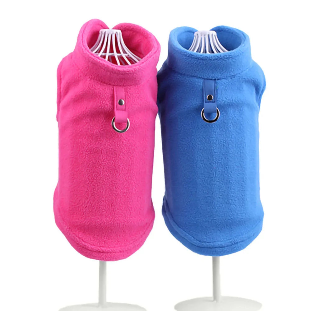 Fleece Dog Vest Jacket