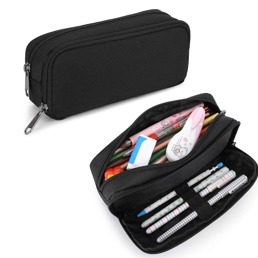 Large Capacity Multi-Compartment Pencil Case
