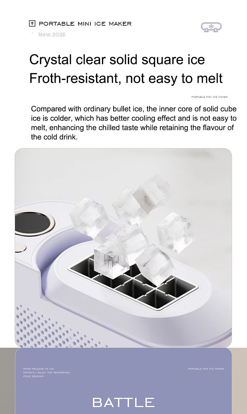 Portable Mini Ice Maker