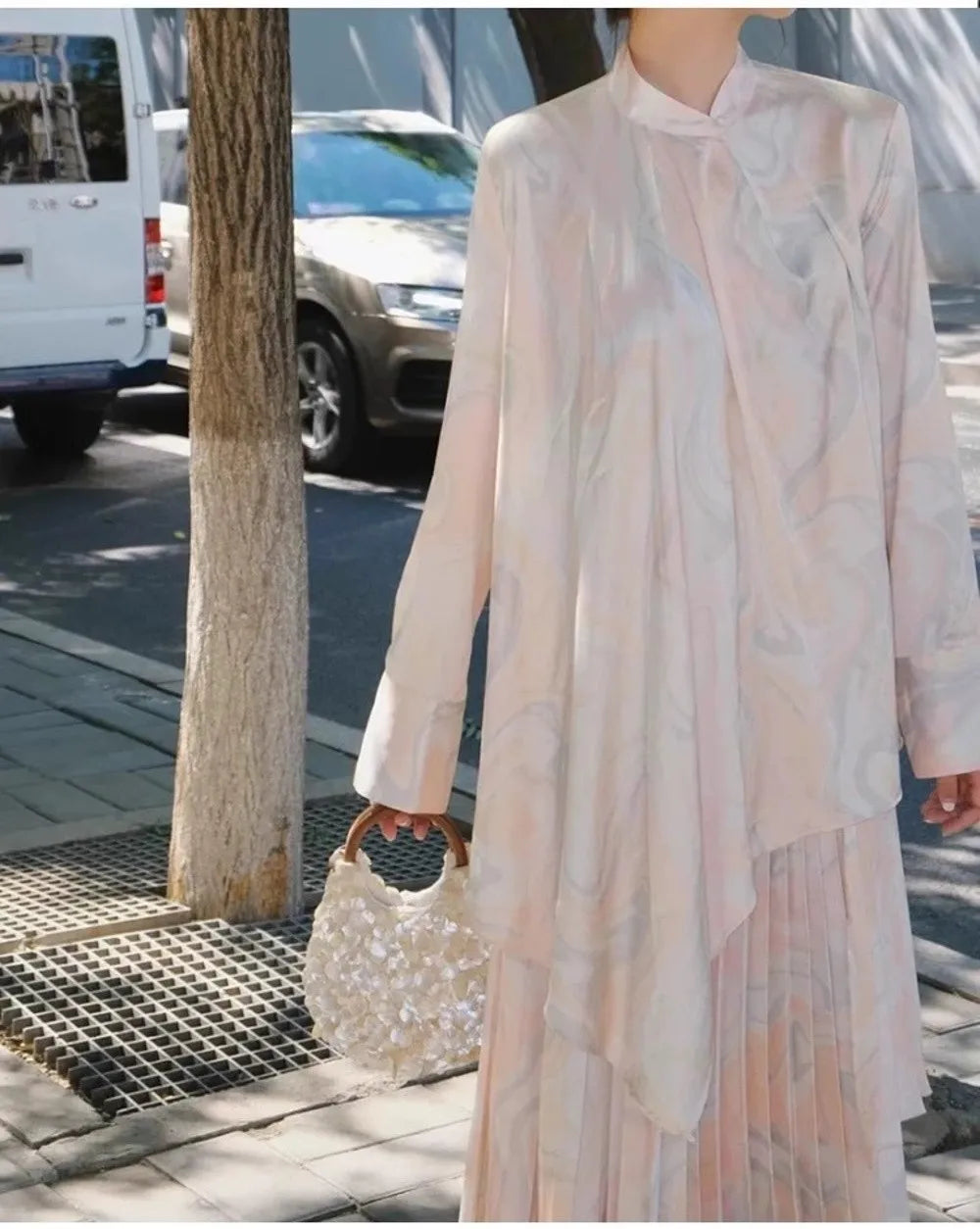 Handmade Seashell Beaded Bag