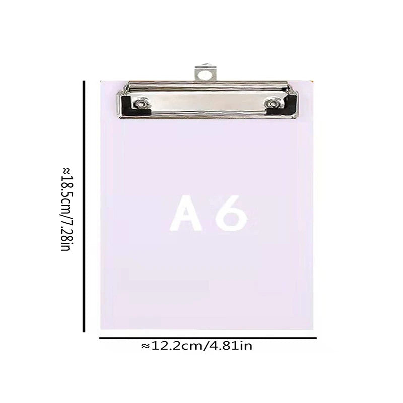 A6 Clipboard with Metal Clip