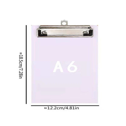A6 Clipboard with Metal Clip