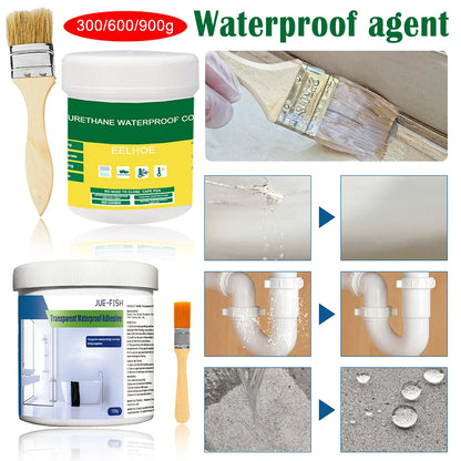 100/900g Transparent Waterproof Agent Toilet Anti-Leak Glue