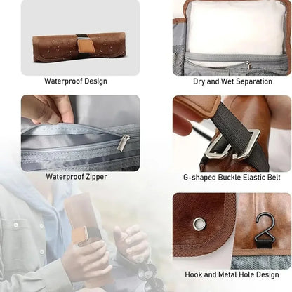 Travel Roll-Up Toiletry Bag