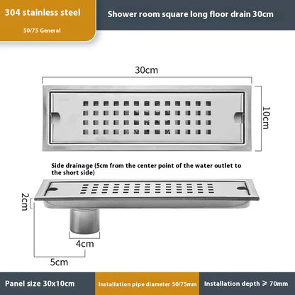 Stainless Steel Linear Floor Drain