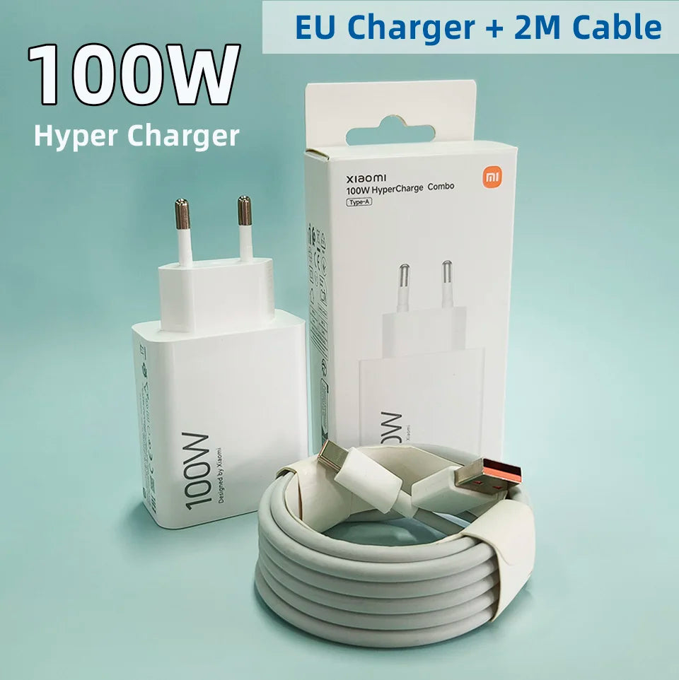 Xiaomi 100W HyperCharge Fast Charger with Type-C Cable