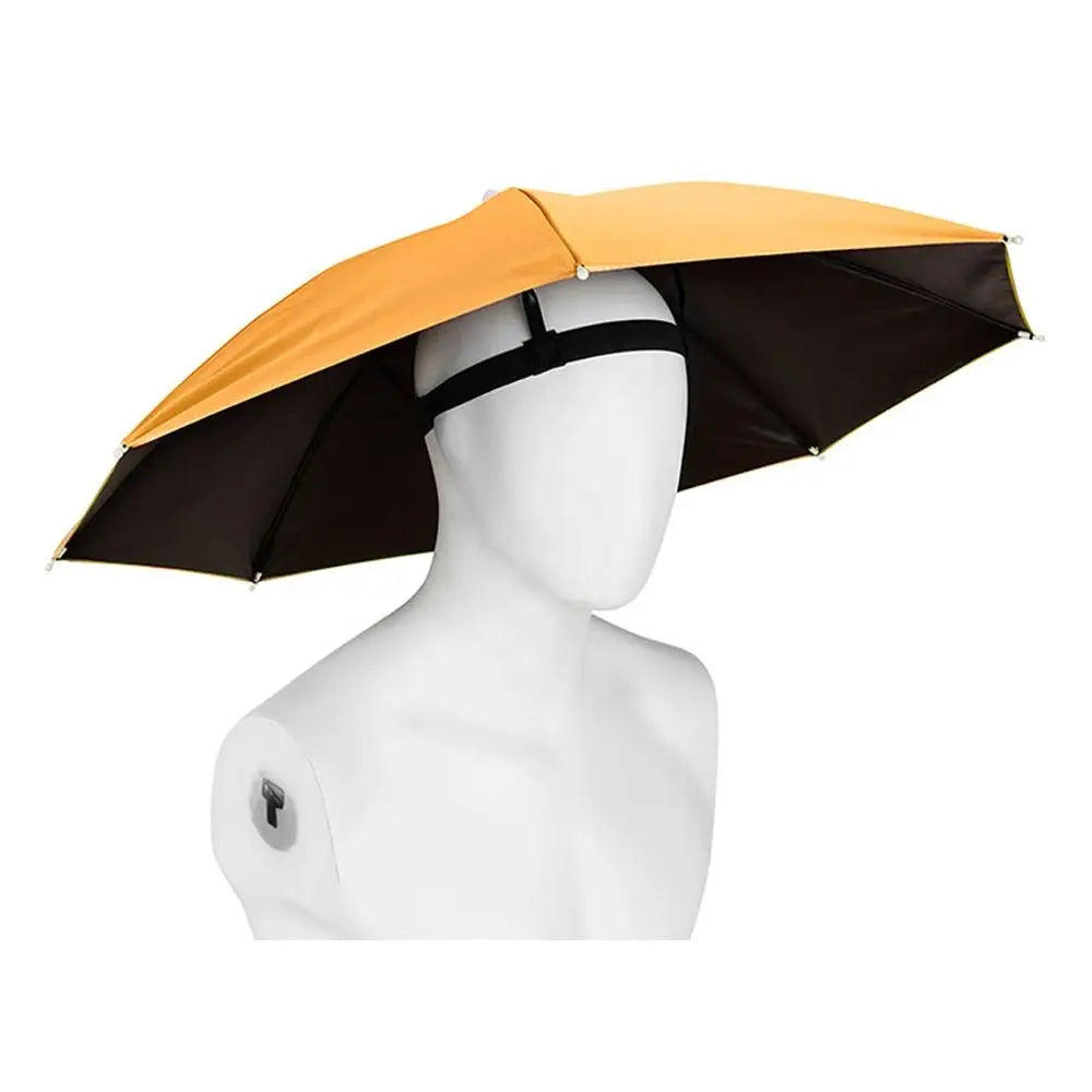 Foldable Head Umbrella Hat