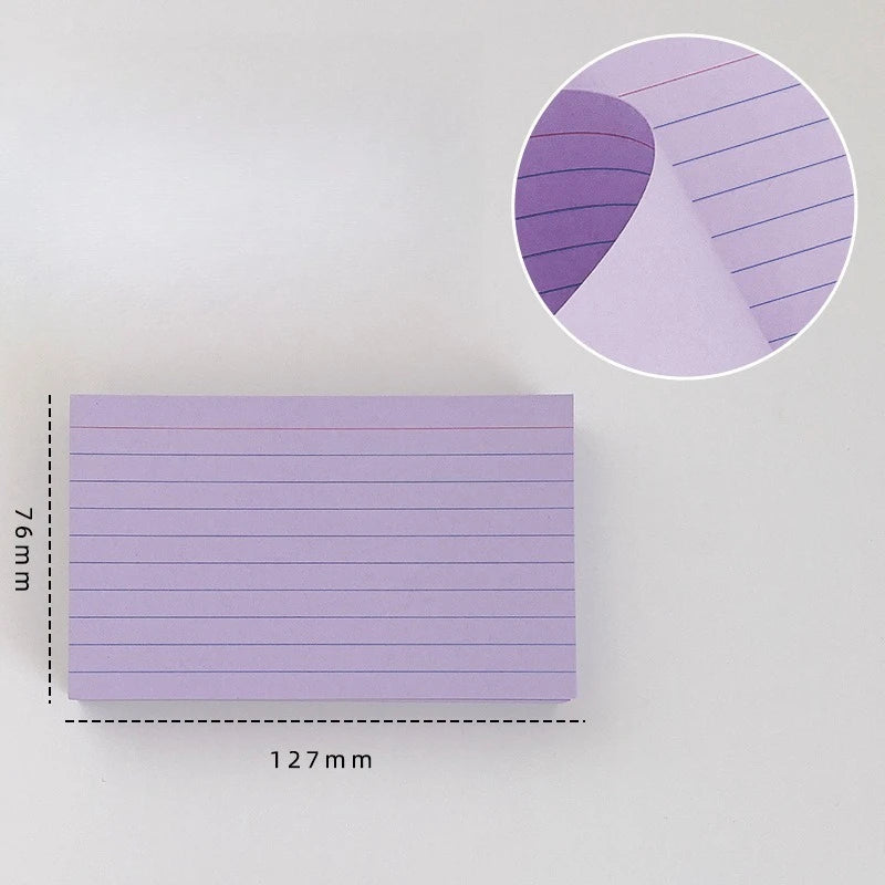 Colorful Index Flash Cards for Studying & Memorization