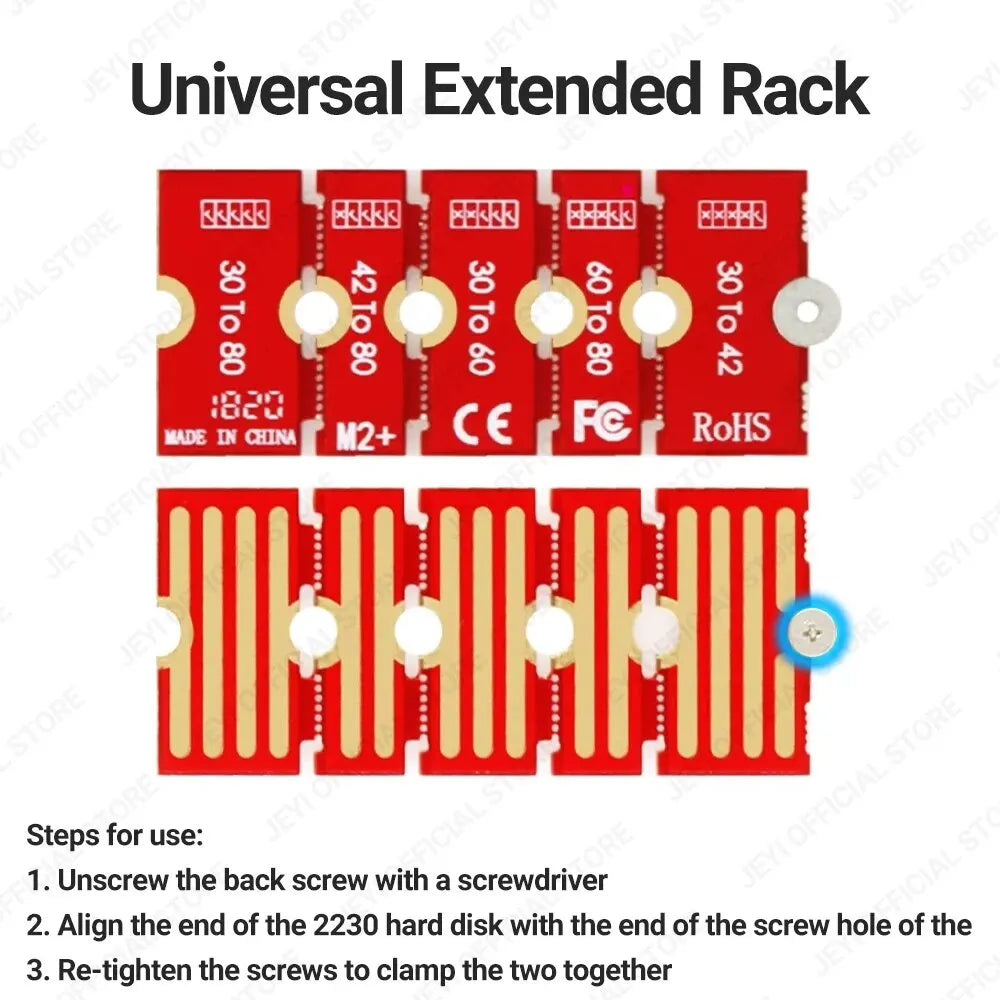 JEYI M.2 NVMe SSD Extension Bracket Adapter