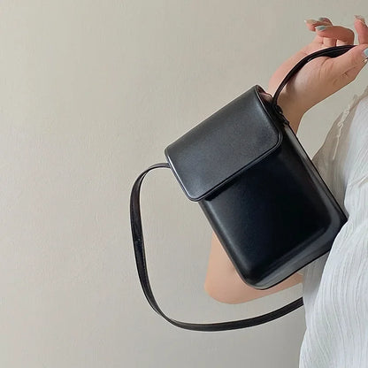 Mini PU Leather Flap Crossbody Phone Bag