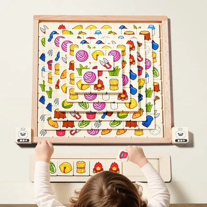 Wooden Sheep Strategy Board Game