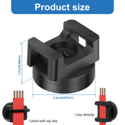 Magnetic Zip Tie Cable Holders Organizer