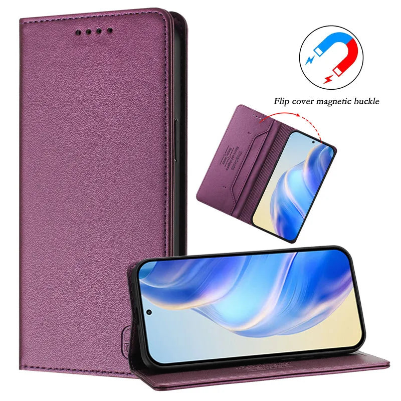 Luxury Wallet Flip Case for Vivo Smartphones