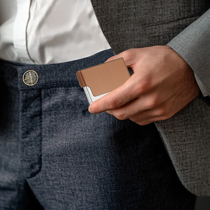 Slim Metal Business Card Holder