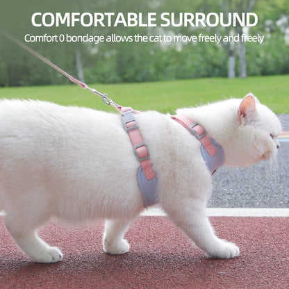 Breathable Cat Harness & Leash Set