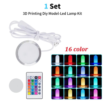RGB LED Ring Light Kit with Remote Control