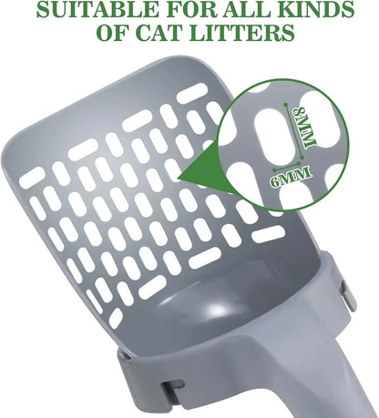 Cat Litter Scoop with Waste Bin & Refill Bags