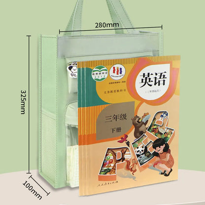 Portable Student Document & Book Tote Bag