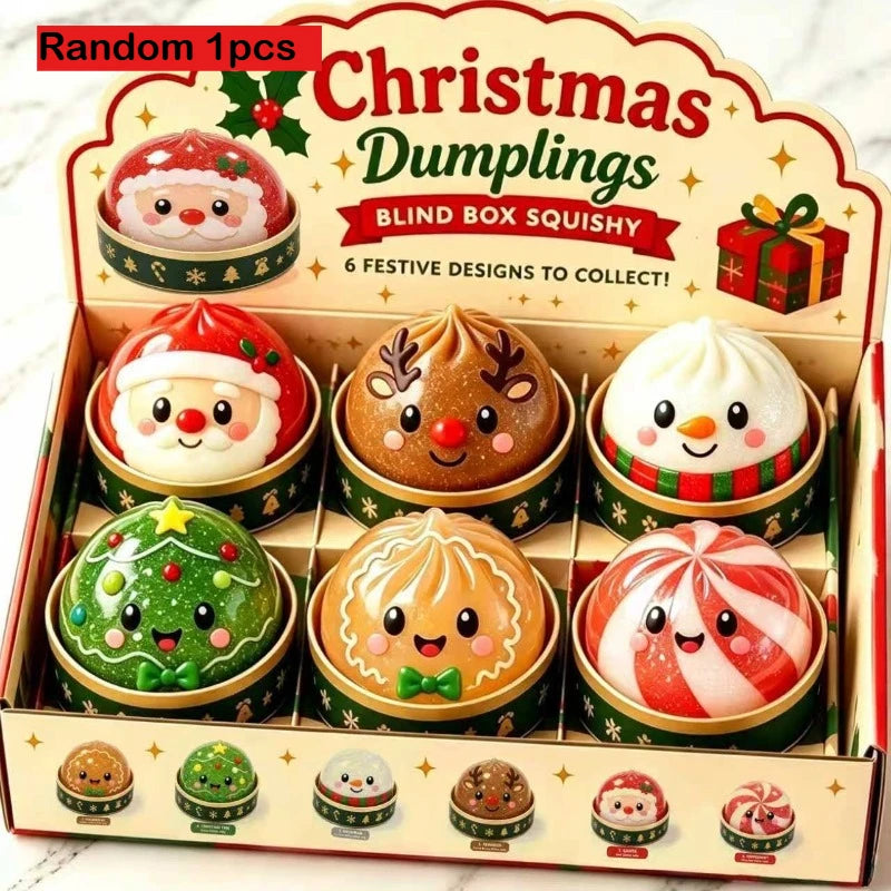 Christmas Dumpling Squishy Surprise Toy