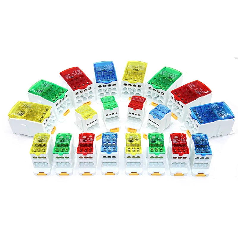 UKK DIN Rail Distribution Terminal Block Connector