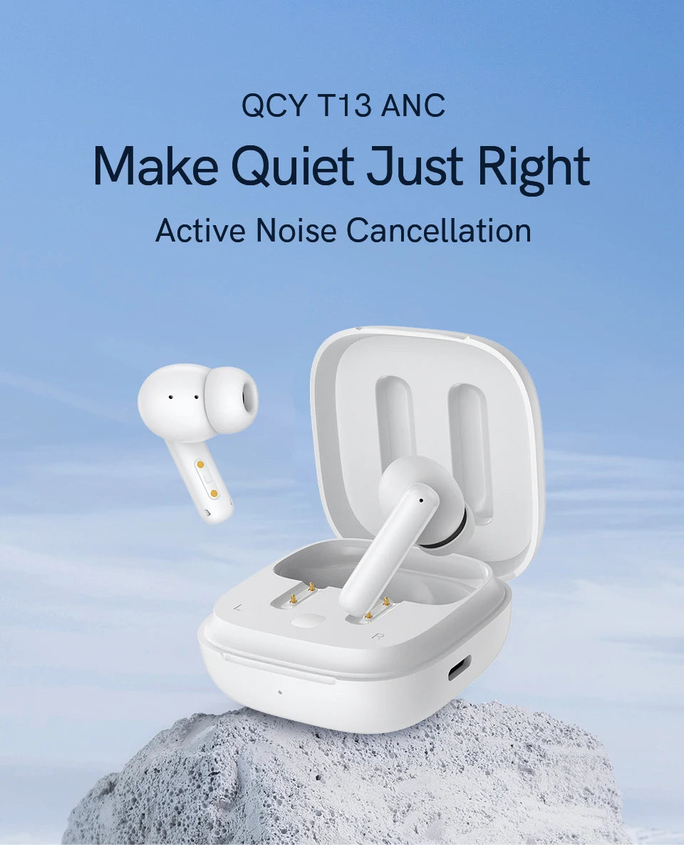 Bluetooth 5.3 Noise Cancelling Earphones with 30-Hour Battery