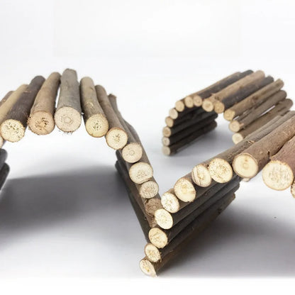 Natural Willow Bridge & Chew Toy for Small Pets