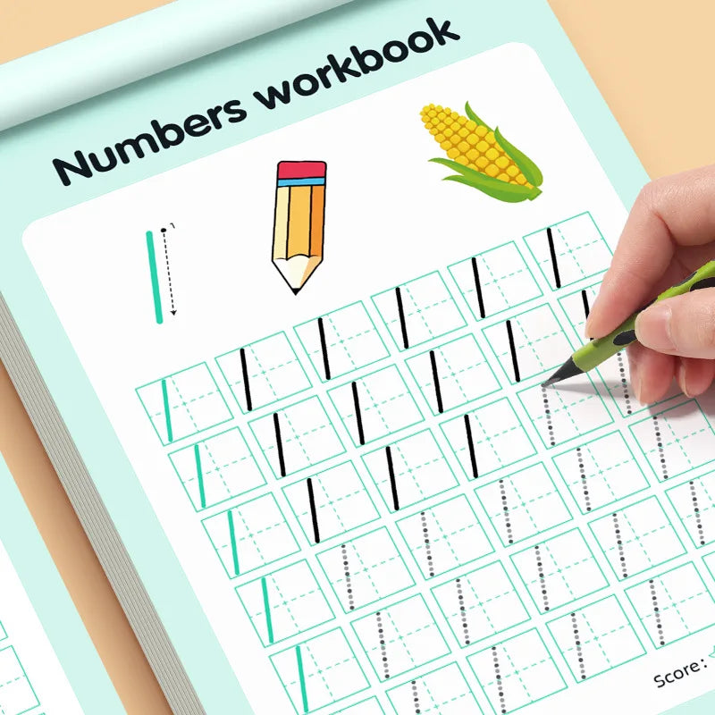 0–100 Number Tracing Practice Workbook
