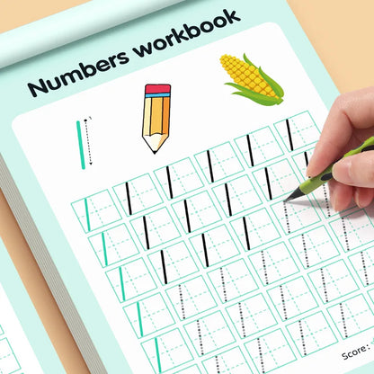 0–100 Number Tracing Practice Workbook