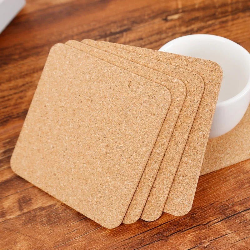 Natural Cork Drink Coasters