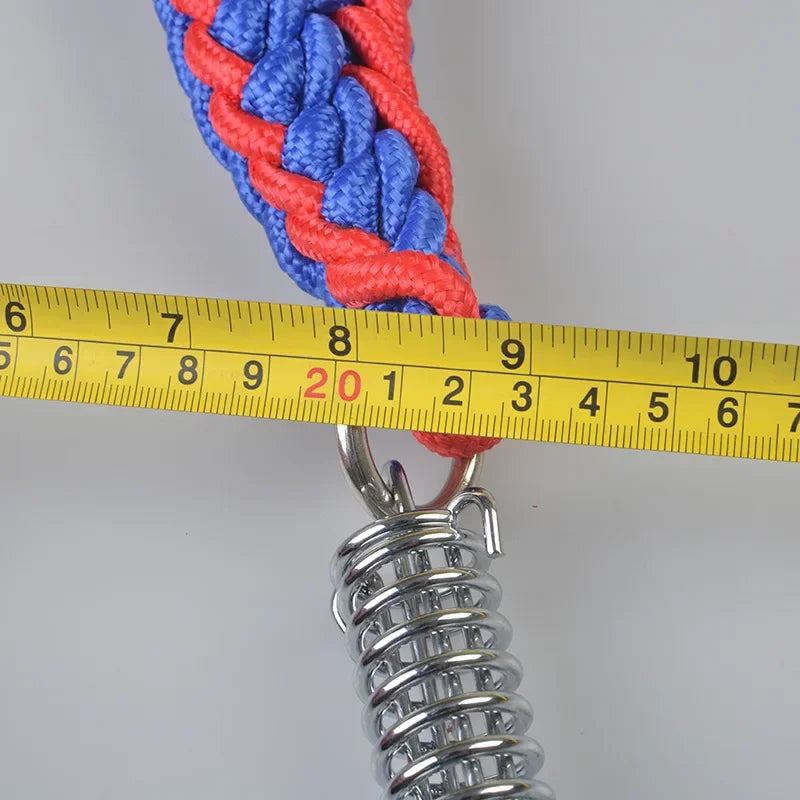 Shock Absorbing Dog Leash – Braided Nylon Training Lead