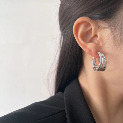 Retro Multilayer Stud Earrings for Women