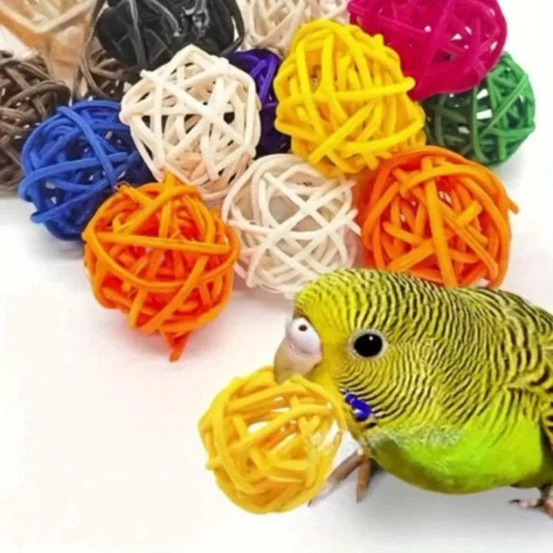 Rattan Bird Chew Balls