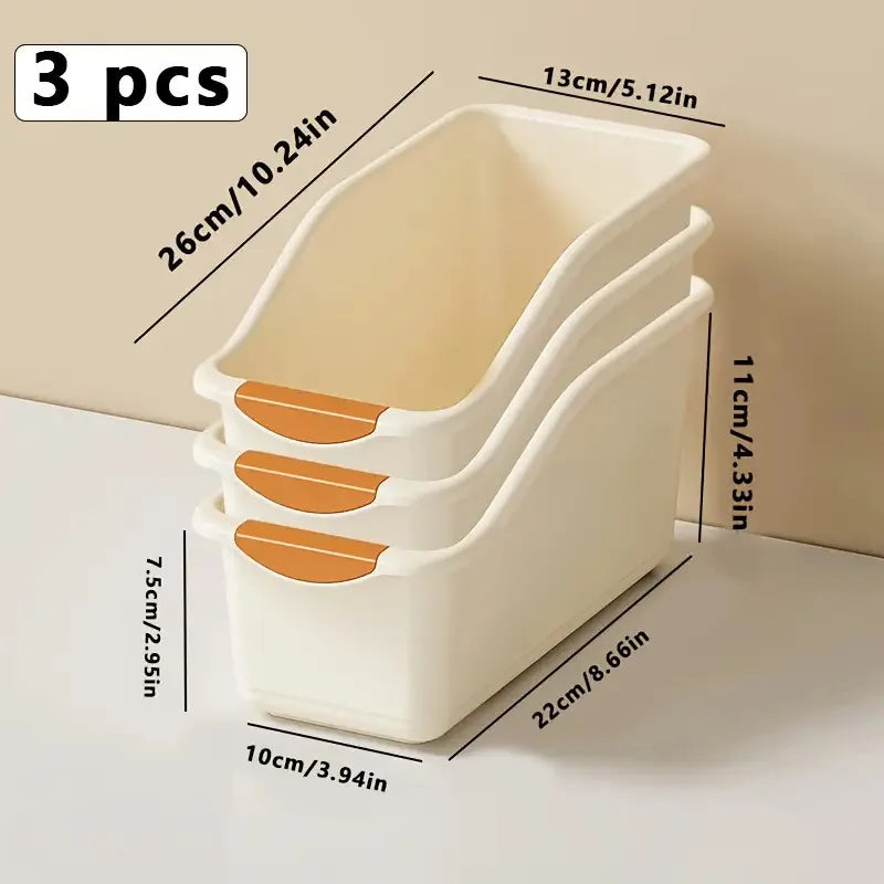 Multipurpose Plastic Storage Basket for Home Organization